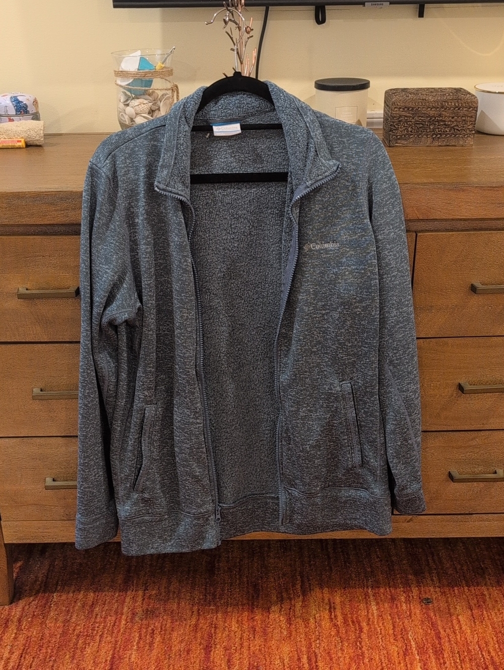 Columbia Women’s Charcoal Full-Zip Fleece Jacket